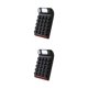 thumbnail image 3 of Inteprter Simple Calculator Student Stationery Calculating Device Retro Compact Calculation Machine Style Size Fashionable Negro 2Conjunto, 3 of 6