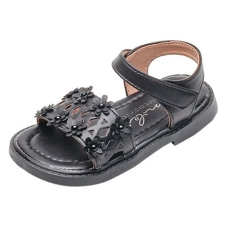 

ZRBYWB Girls Sandals Open Toe Mesh Design Sandals Flat Sandals Summer Dress Shoes Princess Shoes Casual Beach Shoes Summer Shoes