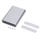 thumbnail image 5 of Caja de proyecto de aleación de aluminio, oxidación de chorro de arena de plata mate para cableado PCB de placa de circuito, 5 of 8