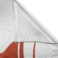 thumbnail image 3 of Ambesonne Fitness Kitchen Curtains, Muscled Man and Woman, 55"x39", Orange and White, 3 of 3