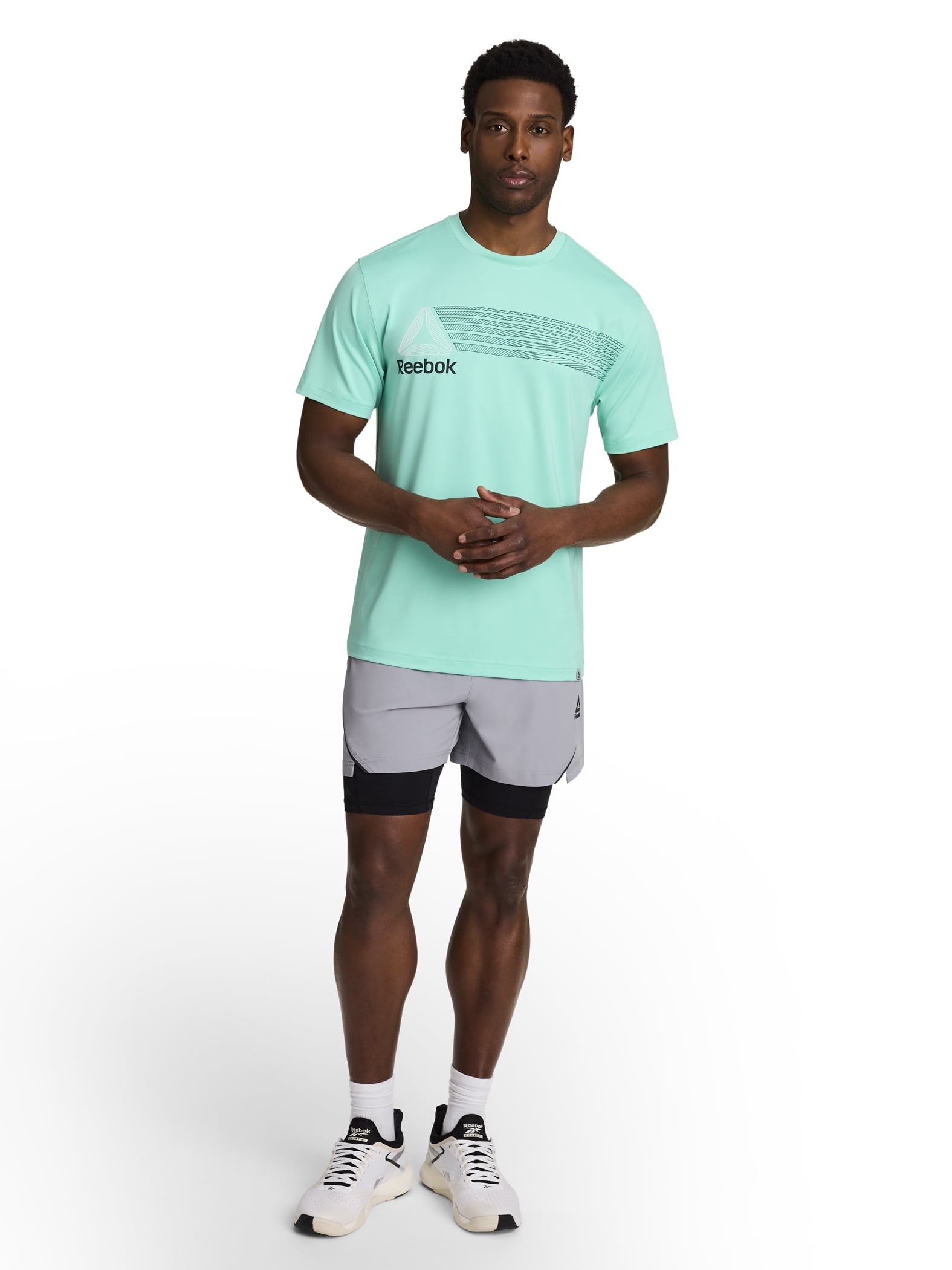 Reebok Men's and Big Men's Harmonic Graphic Tee, Sizes S-3XL