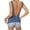 Navy, variant on Women's Solid Back With A Deep V Sexy Backless Slim And Elastic Vest