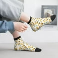 thumbnail image 2 of Pofeuu Bee and Flowers Print 30cm Socks, Adult Running Hiking Socks for Youth and Adult, 2 of 7