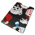 thumbnail image 5 of The Cuphead Show Shirt 3d Printed T Shirt Crewneck Short Sleeve Top Tees For Mens, 5 of 6