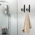 thumbnail image 4 of OUNONA 4Ud Decorativos De Pared Metálicos Para Colgar Ropa Y Toallas En Color Negro, 4 of 6