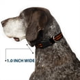 thumbnail image 6 of Marvel Comics Pet Collar, Dog Collar Plastic Buckle, Loki Series TVA Time Variance Authority Text Black Orange, 15 to 24 Inches 1.0 Inch Wide, 6 of 8