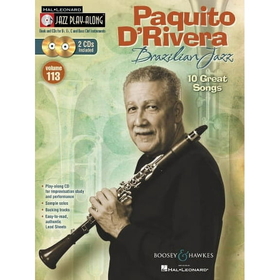 Hal Leonard Jazz Play-Along: Paquito d'Rivera - Brazilian J