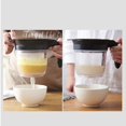 thumbnail image 3 of Separador de 4 tazas con liberación inferior - Espumador de aceite/sopa/salsa de 1l con colador integrado- Con 30 P, 3 of 5