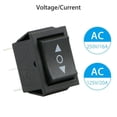 thumbnail image 6 of 2-pack 6 PIN DPDT Double Pole Double Throw 20 Amp Momentary Rocker Switch, 6 of 6