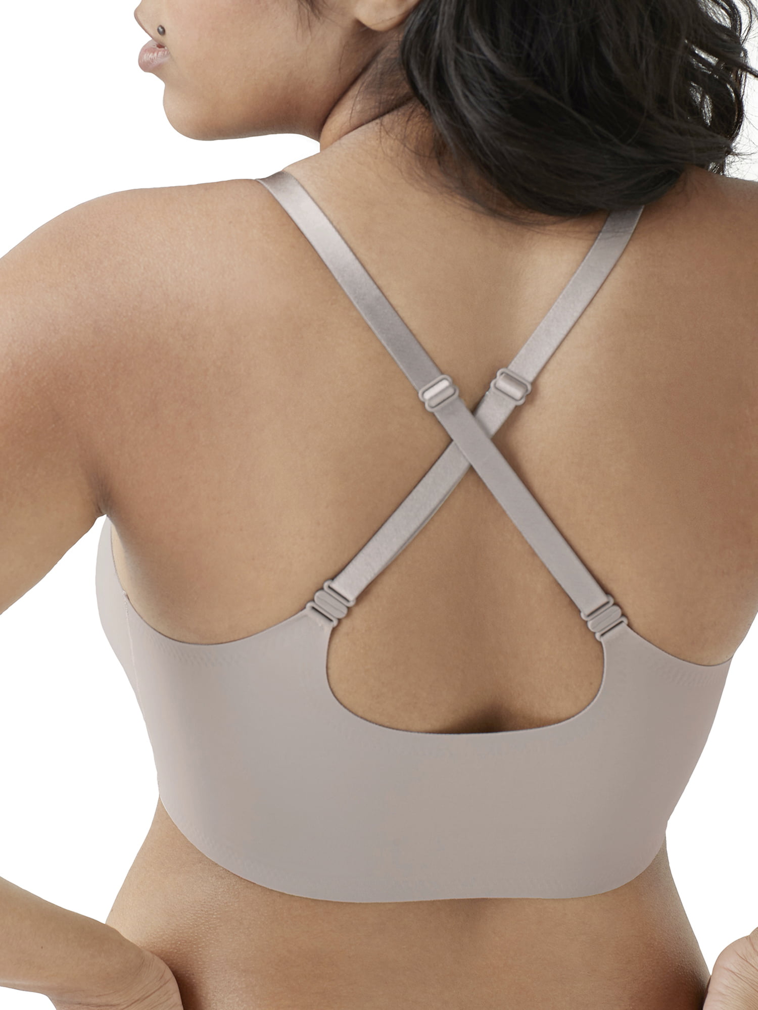True & Co Womens Body Triangle Convertible Strap Bra, Chestnut, XL