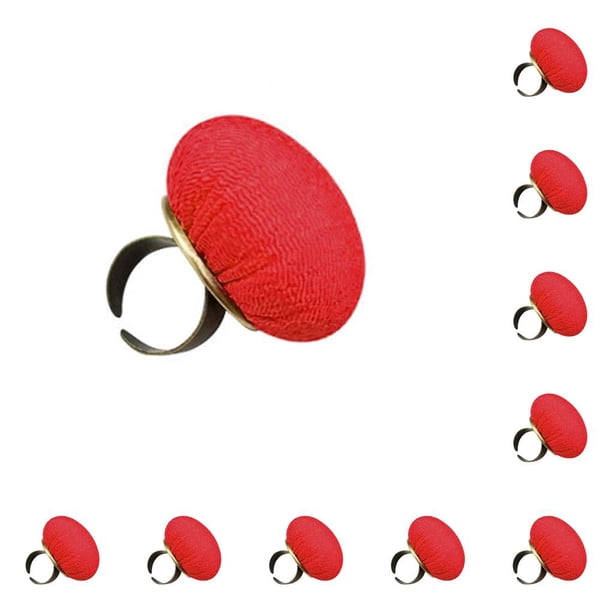 Matsuzay Cojín Costura Tejer Bordado DIY Titular Decoración Organización Acerico Anillo Vino Rojo Ring Weinrot 10piezas Matsuzay CBP191840