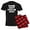 With Red Plaid Pant, variant on CafePress - Please Don't Make Me Adult Tod Men's Dark Pajamas - Men's Dark Loose Fit Cotton Pajama Set