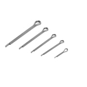 Tebru Split-Cotter Pins, Fastening Split Pins,175pcs/set 5 Kinds of Zinc Alloy Metal Split-Cotter Pins Assortment Kit Fastener Hardware