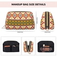 thumbnail image 5 of Xecao Aztec Print Fashion Makeup PVC Bag Large Capacity Travel Cosmetic Bag for Women Organizer Toiletry Clutch, 5 of 8