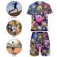 thumbnail image 4 of Boys Kirby Short Sleeve Mesh T-Shirt And Shorts Outfit Set Summer Clothes Set for Kids, 4 of 7