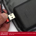 thumbnail image 3 of Estera para Dormir Con Calefacción USB para Exteriores Estera para Campaña 7 Zonas Calefacción (negro Gris), 3 of 9
