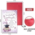 thumbnail image 2 of Granddaughter Graduation Card, Heartfelt Congratulations Graduation Card from Grandma and Grandpa, High School, College & University Grad Gift for Granddaughter, 2 of 3