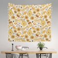 thumbnail image 2 of Bingfone Polyester Fabric Tapestry Honey Honeycomb Wall Hanging Tapestry,Daily Decorative Tapestry for Bedroom Living Room Dorm 60L x 51W Inches, 2 of 7