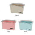 thumbnail image 4 of Bote de basura colgante sin tapa para cocina, dormitorio o escritorio, diseño innovador y práctico, color azul, modelo 5865, ideal para organizar tu espacio., 4 of 6