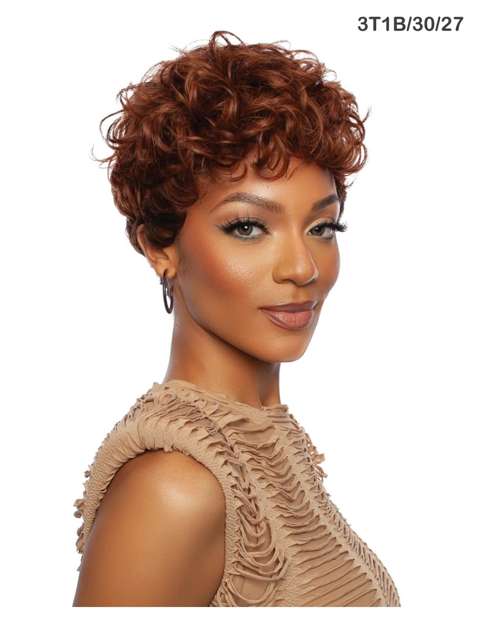 Mane Concept Trill 11A Unprocessed 100% Human Hair Full Wig - TR1151 PIXIE WEAVE (3T4/33/30)