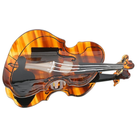 Novelty Cello Hair Clip Acetate Big Jaw Clip Funny Hair Claw Clip for Women and Girls Music Lovers Hair Accessories