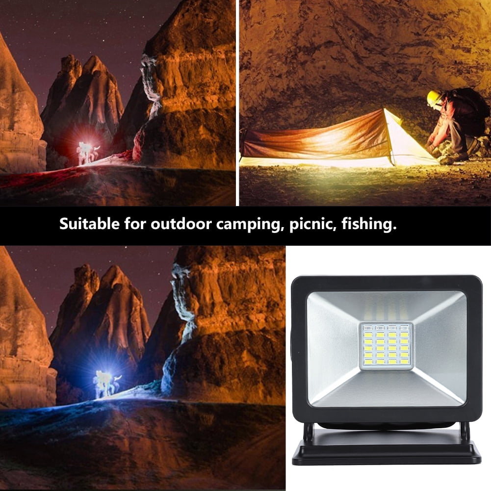 Emergency Lights,LED Flood Light,15W LED Waterproof Rechargeable Flood Light Portable Emergency Lights for Outdoor Camping