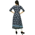 thumbnail image 5 of Bimba Womens 2 Piece Designer Flaired kurta Indian Clothing Printed Cotton Kurti Dress, 5 of 7