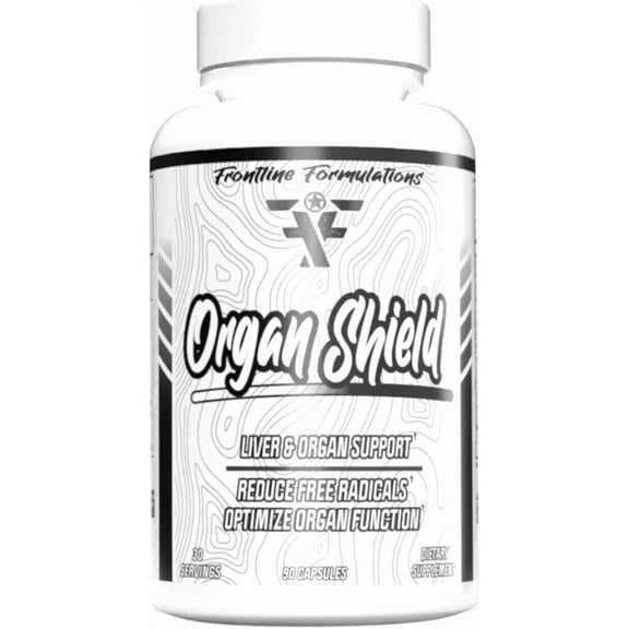 Frontline Formulations Organ Shield, Liver and Organ Support, 90 Capsules