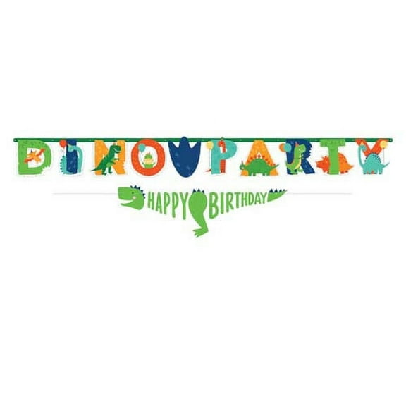 Dinosaur 'Dino-Mite' Jumbo Letter Banner Kit (1ct)