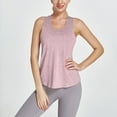 thumbnail image 3 of DQRPSEETB Womens Tank Tops Loose Fit Women's Workout Tank Top Back Sleeveless Yoga T Shirt Running Gym Exercise Sports Tops Womens Tops, 3 of 6