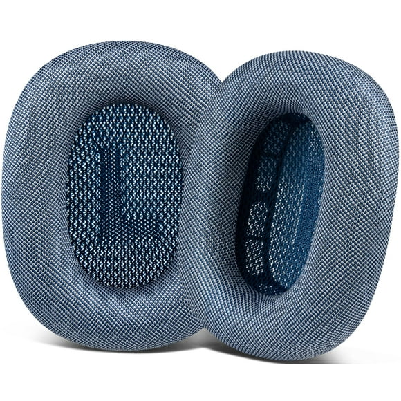 Almohadillas de repuesto SOPROM para auriculares Airpods Max, color azul