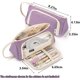 thumbnail image 4 of Estuche para lápices de gran capacidad, estuche para lápices, estuche para bolígrafos de mano (morado), 4 of 5