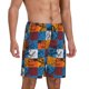 thumbnail image 2 of Balery colorful plaid Dinosaur Pantalones cortos de pijama de punto de algodón para hombre con cinturilla y bolsillos-X-Large, 2 of 6