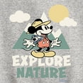 thumbnail image 3 of Disney - Mickey Mouse - Explore Nature - Youth Crewneck Fleece Sweatshirt, 3 of 5