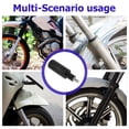 thumbnail image 3 of TEHAUX 2Ud Soportes De Montaje Para Luces De Motocicleta Y Scooter Eléctrico Negro, 3 of 8