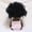 A, variant on K Cute Black Baby Doll Rubber For Kids Curly Hair Sport Boys Soft Vinyl Toy Hooded Cloth
