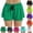 Green, variant on POIUYTR Women Summer Yoga Shorts Casual Elastic Waist Wide Leg Short Pants Tennis Workout Sweat Shorts