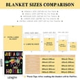 thumbnail image 5 of Just A Girl Who Loves Watercolor Horses Blanket Throw, Flannel Fleece Microfiber Lightweight Soft Cozy Luxury for All Season in Home Bed Sofa Chairs Dorm 60"x50" Blanket for Teens, 5 of 6