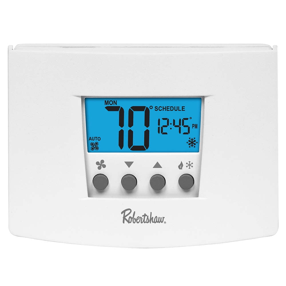 Robertshaw RS6110 1 Heat1 Cool Digital 7 Day Programmable Thermostat
