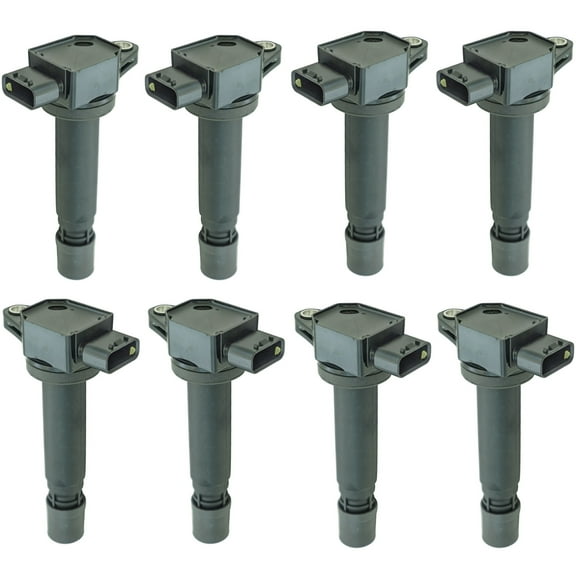 TRQ Engine Ignition Coil Set of 8 for Volvo 07-10 S80 05-11 XC90 4.4L SUV ICA61654