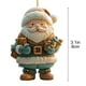 thumbnail image 3 of Christmas Acrylic Flat Pendant-Christmas Car Pendant-Christmas Tree Hanging Decoration, 3 of 6