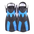 thumbnail image 2 of WHALE Palmes de Nage Courtes pour Adulte avec Talon Ajustable, 2 of 8