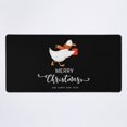 thumbnail image 1 of NUEVA alfombrilla de escritorio navideña con diseño de pato de goma y salpicaduras de Papá Noel, 1 of 1