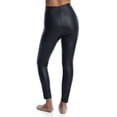thumbnail image 2 of HUE Womens Croco Leatherette High-Waist Leggings Style-U22165, 2 of 4
