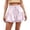 Z298 Pink, variant on Women'S Skirts Solid Color Elastic Waist With Drawstring Summer Breathable Women A-line Skirt Size 2XL Green