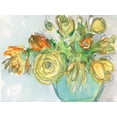 thumbnail image 2 of Dixon, Samuel 32x25 White Modern Wood Framed Museum Art Print Titled - Spring Floral Accent I, 2 of 4