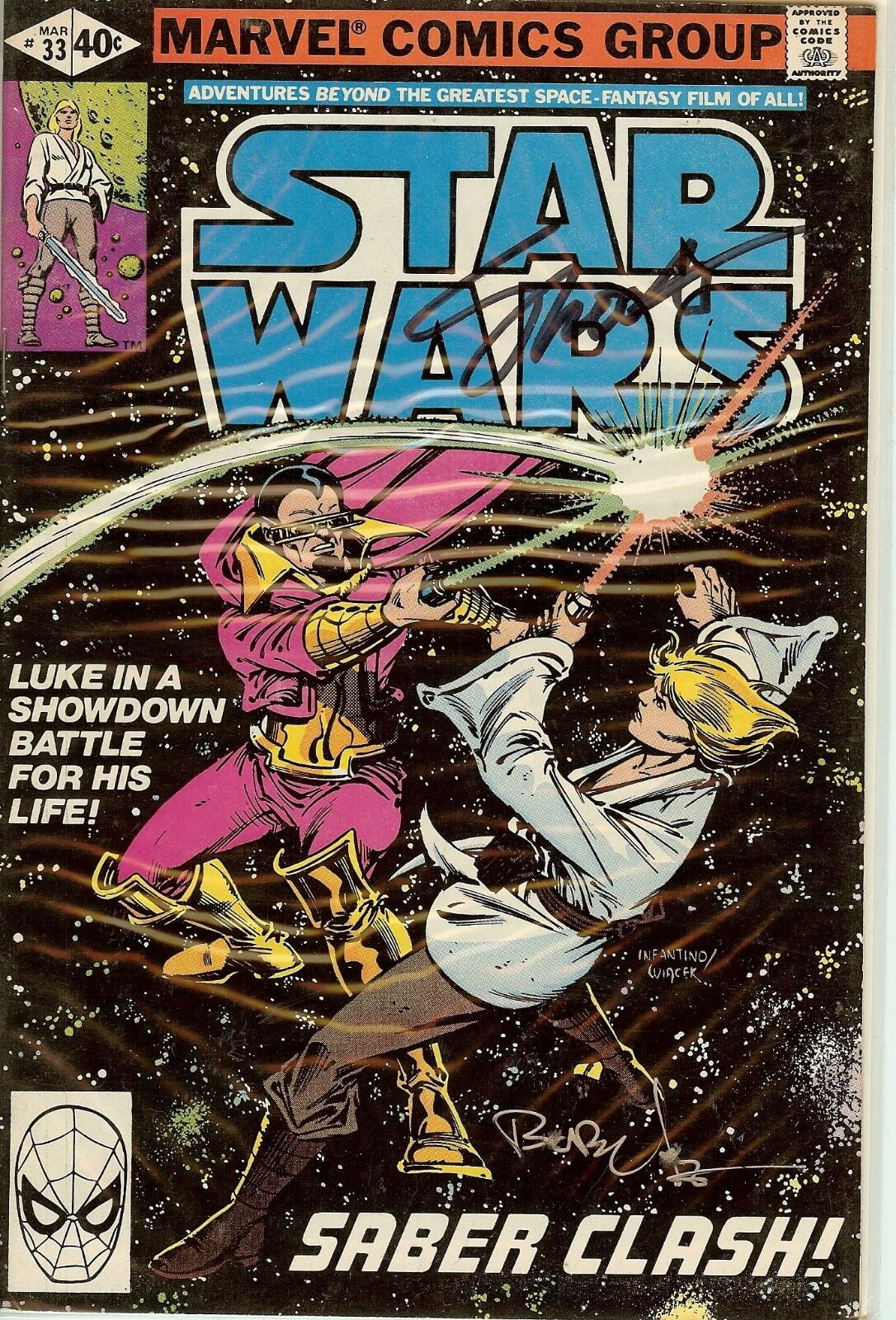 1977 Star Wars #33 Signed Jim Shooter & Bob Wiacek