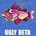 thumbnail image 2 of CafePress - FIN Ugly Beta Fish - Cute Infant Baby Football Bodysuit, 2 of 3