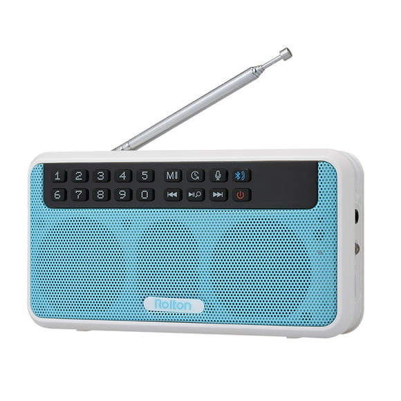 Rolton E500 Sans Fil Bluetooth Haut-Parleur 6 W HiFi Stéréo Lecteur de Musique Portable Radio FM Numérique w / Lampe de Poche LED Affichage Micro Soutien Mains Libres Enregistrement TF Musique Jouer