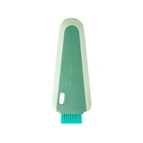 Cleaning Brush, Ongmies Glass Door in Shower Room Multifunctional Wiper and Brush for Squeezing Shower Glass Window Cleaning Water Wiper Used for Car Kitchen, Green